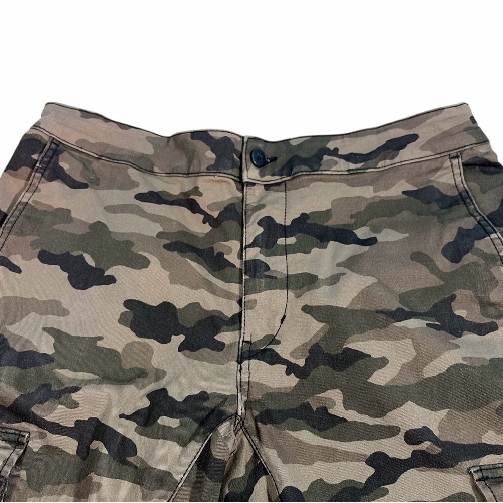 Cotton Divided By H&M Jogger Men's 34x30 Camo Army Cargo Skinny Pants